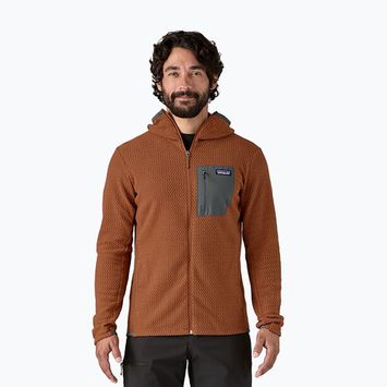 Кофта трекінгова чоловіча Patagonia R1 Air Full-Zip robin brown