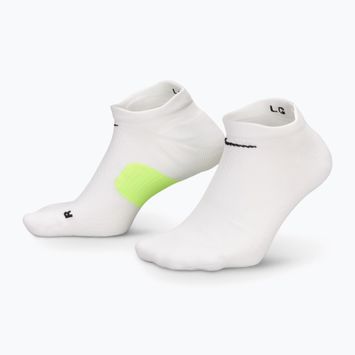 Шкарпетки Nike Running Midweight No-Show white/volt/black
