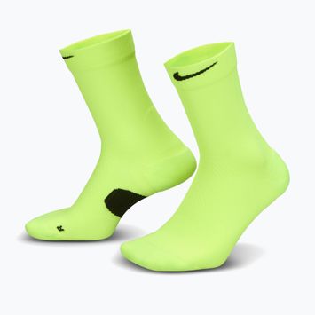 Шкарпетки Nike Running Midweight Crew volt/black/black