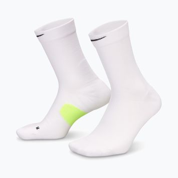 Шкарпетки Nike Running Midweight Crew white/volt/black