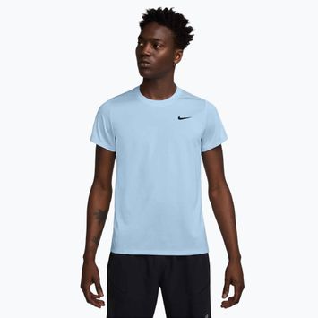 Футболка тенісна чоловіча Nike Court Dri-Fit Victory celestine blue / black