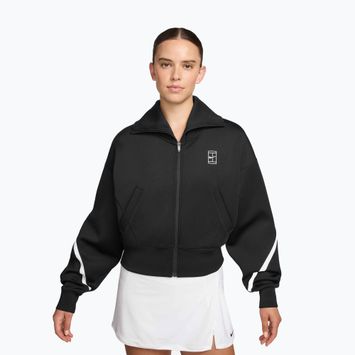 Кофта тенісна жіноча Nike Advantage Dri-Fit FZ black/white