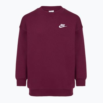 Кофта дитяча Nike Sportswear Club Fleece bordeaux/white