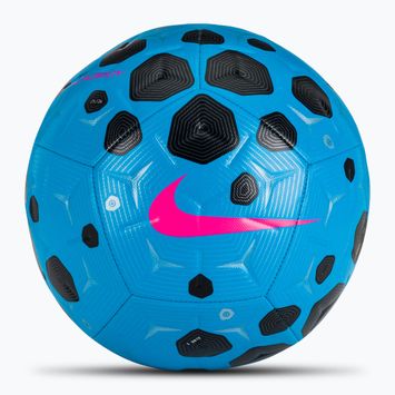 М'яч футбольний Nike Academy blue glow/black/pink blast розмір 5