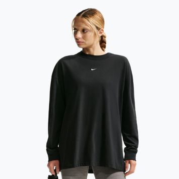Лонгслів жіночий Nike Dri-Fit black/white