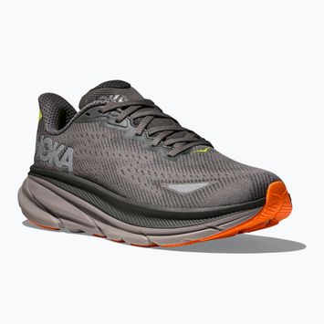 Кросівки для бігу чоловічі HOKA Clifton 9 GTX asphalt grey/gravel