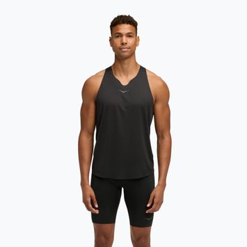 Футболка для бігу чоловіча HOKA Race Singlet hoka black