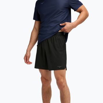 Шорти для бігу чоловічі HOKA Glide 7'' 2in1 black