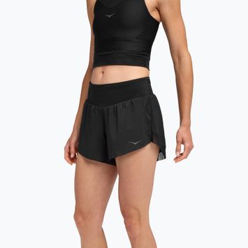 Шорти для бігу жіночі HOKA Glide 4" black