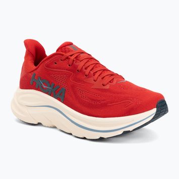 Кросівки для бігу чоловічі Hoka Clifton 10 vermillion/varsity navy