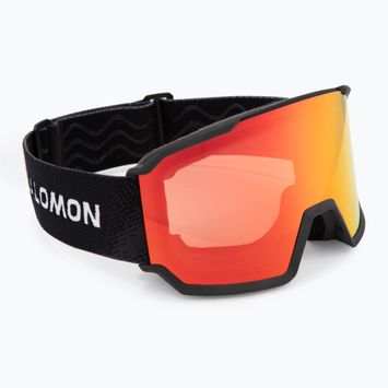 Гірськолижні окуляри Salomon S/View 3 black/ml mid red