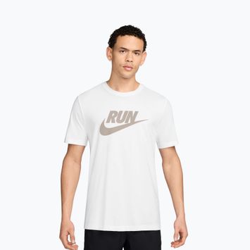 Чоловіча футболка Nike Dri-Fit Running white/moon particle