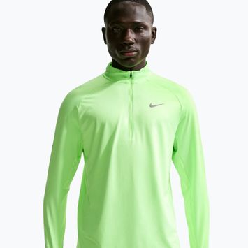 Чоловіча бігова кофта Nike Stride 1/4 Zip Dri-Fit lime blast
