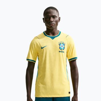 Футболка футбольна чоловіча Nike Brazil 2026/27 Match Home canary/light mint/geode teal