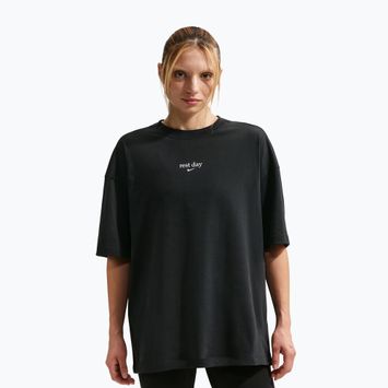 Жіноча футболка Nike Dri-Fit black/white/white