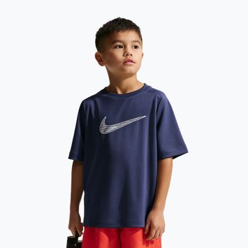 Футболка дитяча Nike Multi Dri-Fit midnight navy/white