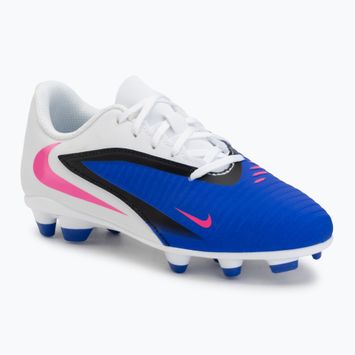 Кросівки футбольні дитячі Nike Phantom 6 Low Club MG racer blue/white/pink blast
