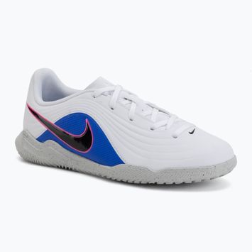 Кросівки футбольні дитячі Nike Tiempo Maestro Club Jr IC white/racer blue/pink blast/black