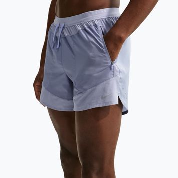 Чоловічі шорти Nike Stride Dri-Fit Brief-Lined 5" iron purple/indigo haze