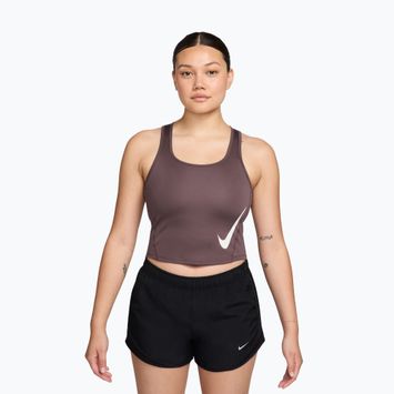 Футболка для бігу жіноча Nike Swoosh Run Dri-Fit tattoo/black/white