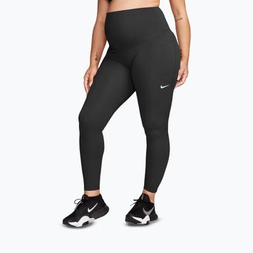 Жіночі тренувальні легінси Nike One Maternity High-Waisted 7/8 black/white
