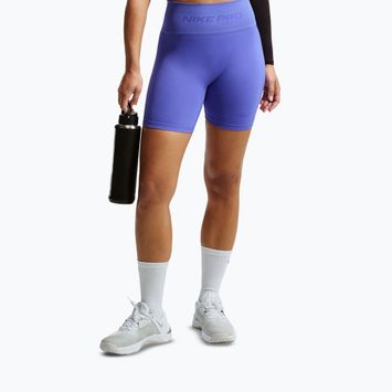 Шорти жіночі Nike Pro Seamless High-Waisted Biker 5" sapphire