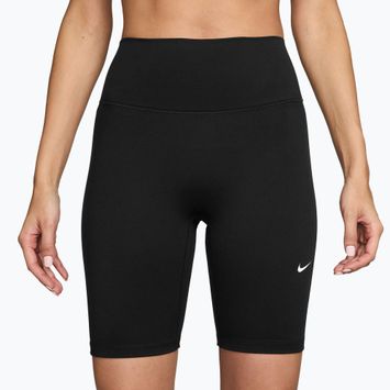 Шорти жіночі Nike One High-Waisted Biker 8" black/white