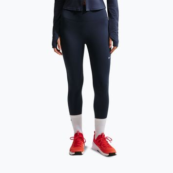 Легінси жіночі Nike One midnight navy/white