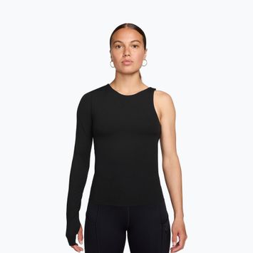 Жіноча тренувальна футболка Nike Zenvy Dri-Fit One Sleeve Top black/white/cool grey