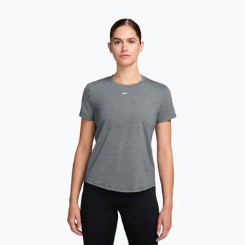 Футболка жіноча Nike One Classic Dri-Fit smoke grey/heather/white