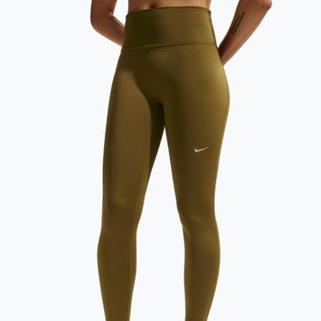 Легінси для бігу жіночі Nike Tempo High-Waisted 7/8 olive flak