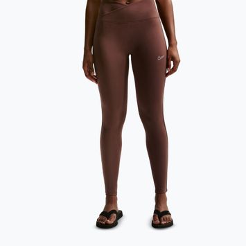 Жіночі легінси Nike One High-Waisted Seamless light chocolate