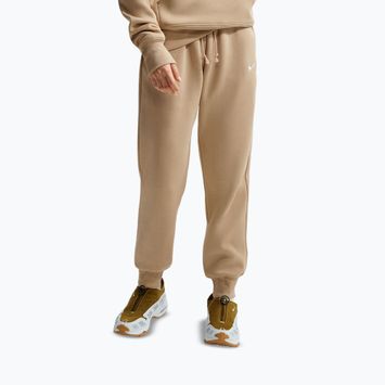 Штани жіночі Nike Sportswear Phoenix Fleece Mid-Rise linen/sail