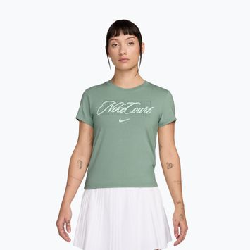 Футболка для тенісу жіноча Nike Court Heritage steam/barely green