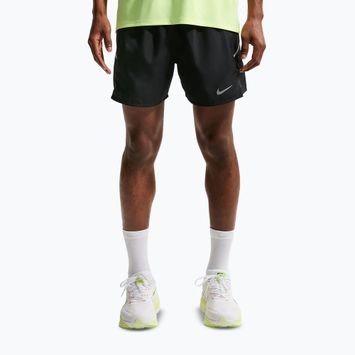Шорти для бігу чоловічі Nike Miler Dri-Fit 2in1 5" black/black