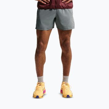 Шорти чоловічі Nike Miler Dri-Fit Brief Lined 5" smoke grey/smoke grey