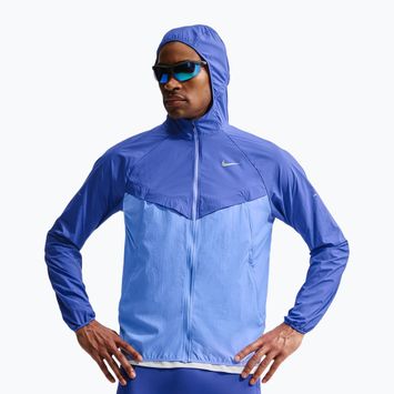 Куртка для бігу чоловіча Nike Stride Repel UV lapis/royal pulse