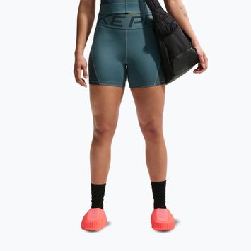 Шорти жіночі Nike Pro Sculpt High Waisted 5" Biker mineral slate/faded spruce/white