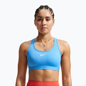 Бюстгальтер для тренувань Nike Swoosh Medium Support university blue/white