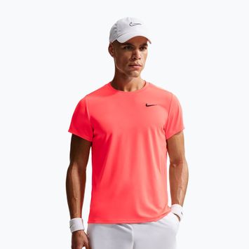 Футболка тенісна чоловіча Nike Court Dri-Fit Victory hot lava/black
