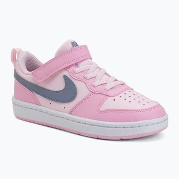 Взуття дитяче Nike Court Borough Low Recraft pink foam/pink rise/white/ashen slate