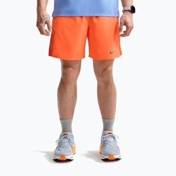 Шорти для бігу чоловічі Nike Miler Dri-Fit 2in1 7" total orange