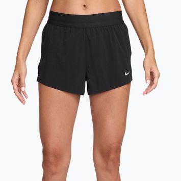 Шорти для бігу чоловічі Nike Swift Breathe Dri-Fit Mid-Rise 2.5" black/black/white
