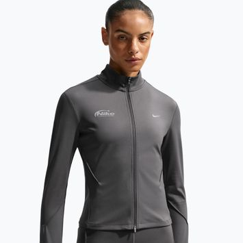 Кофта для бігу жіноча Nike Swift Dri-Fit Full Zip Mid-Layer medium ash