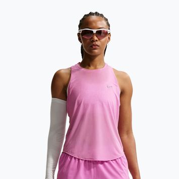 Футболка для бігу жіноча Nike Swift Breathe Dri-Fit light magenta/photon dust