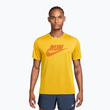 Футболка для бігу чоловіча Nike Miler Dri-Fit UV laser orange/total orange