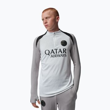 Лонгслів футбольний чоловічий Nike Paris Saint-Germain Strike Elite SE Drill Top white/atmosphere grey/black