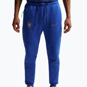 Штани футбольні чоловічі Nike FFF Tech Fleece Joggers game royal/metallic copper