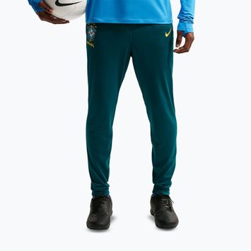 Штани футбольні чоловічі Nike Brazil Academy Pro Dri-Fit geode teal/light mint/midwest gold