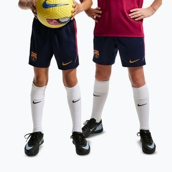 Шорти футбольні дитячі Nike FC Barcelona Strike blackened blue/noble red/mineral yellow